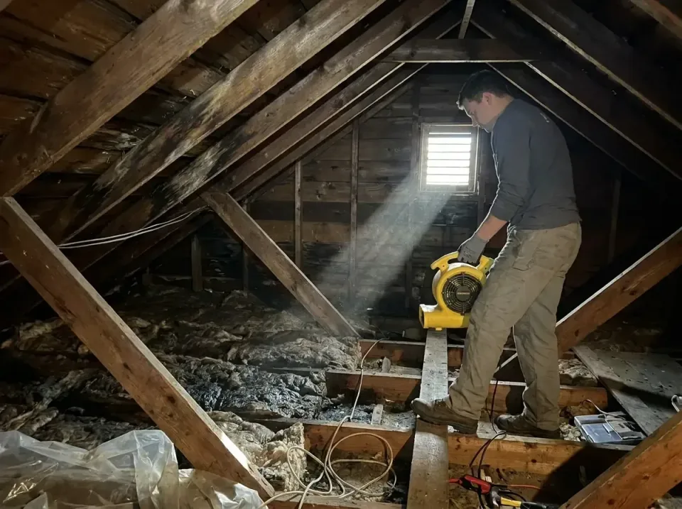 attic-water-damage-drying-proc-007 — frequently asked questions, Emergency Water Extraction & 24/7 Flood Response in Garland…